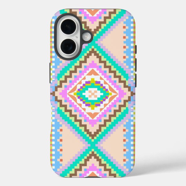 Elektrischer Pastell-Traum-Kaleidoskop Case-Mate iPhone Hülle (Rückseite)