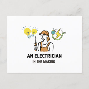 Elektrischer Postkarte