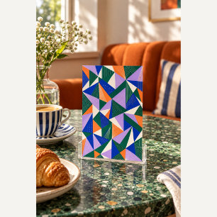 Elektrischer Quilt-Kunstprint Poster
