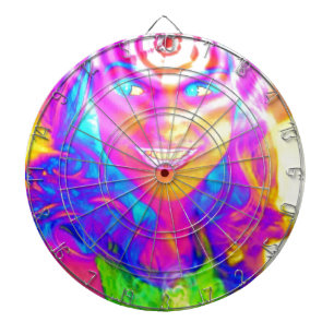 Elektrischer Regenbogen Dartscheibe