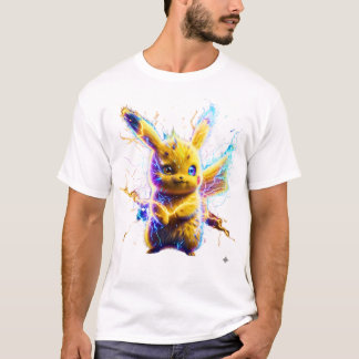 Elektrischer Schlag Pikachu - Hyperrealistischer N T-Shirt