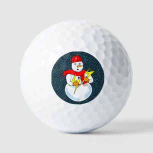 Elektrischer Schneemann Golfball