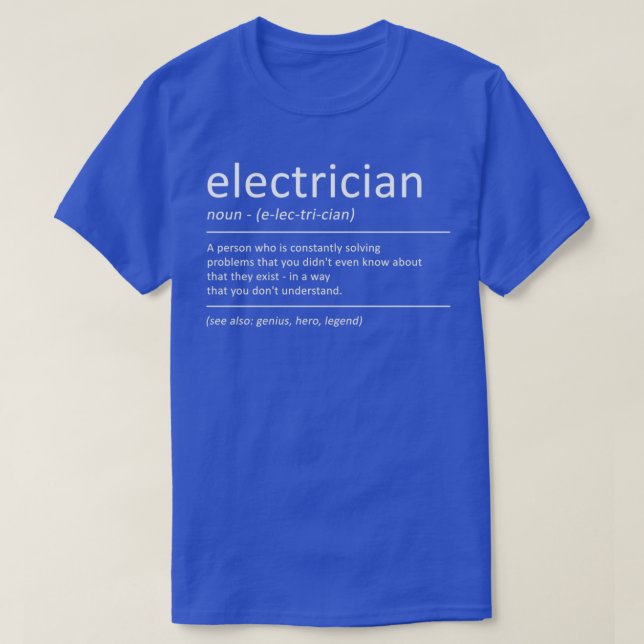 Elektrischer Spaß mit der Begriffsbestimmung "Funn T-Shirt (Design vorne)