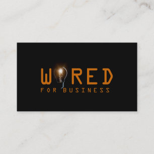 Elektrischer Strom, Elektriker, Visitenkarte