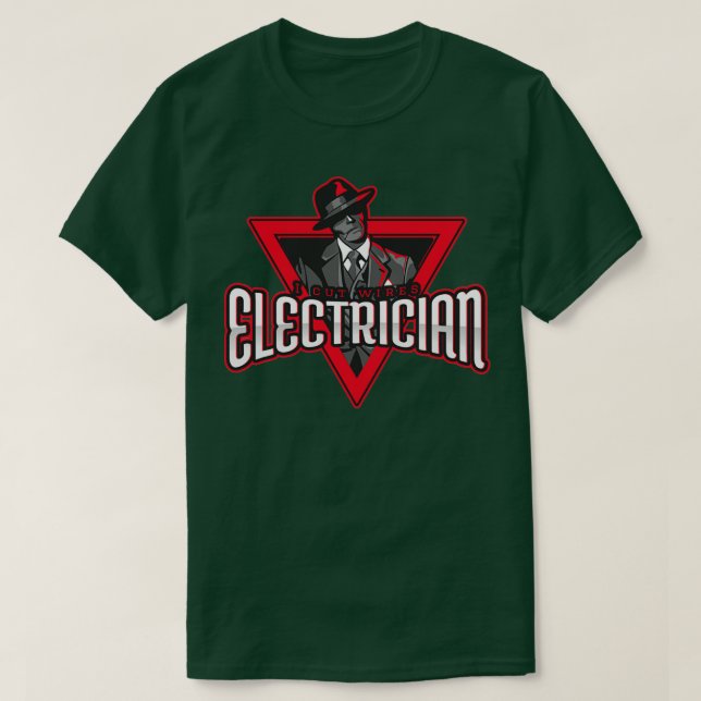 Elektrischer Strom I schneide Drähte 3 T-Shirt (Design vorne)
