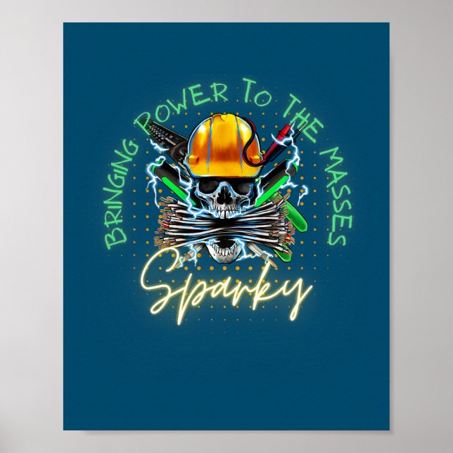 Elektrischer Strom Poster (Vorne)