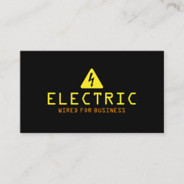 Elektrischer Strom Visitenkarte