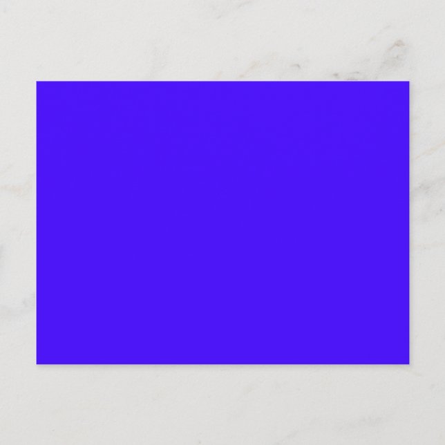 Elektrischer Ultramarine Postkarte (Vorderseite)