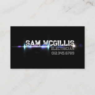 Elektrischer Unternehmer Visitenkarte