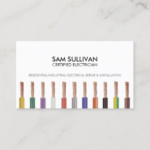 Elektrischer Unternehmer Visitenkarte