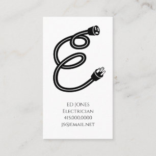 Elektrischer Unternehmer Visitenkarte