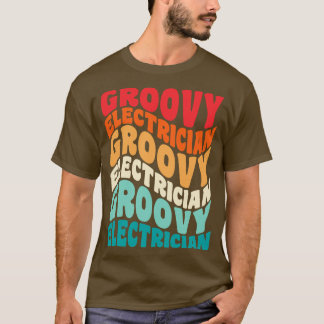 Elektrischer Vintag Retro 60er 70er 80er Vibes T-Shirt