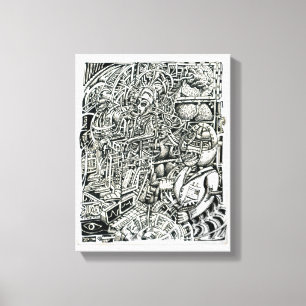 elektrischer Vorsitz von Brian Benson Leinwanddruck