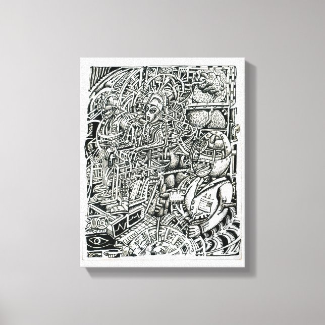 elektrischer Vorsitz von Brian Benson Leinwanddruck (Vorderseite)