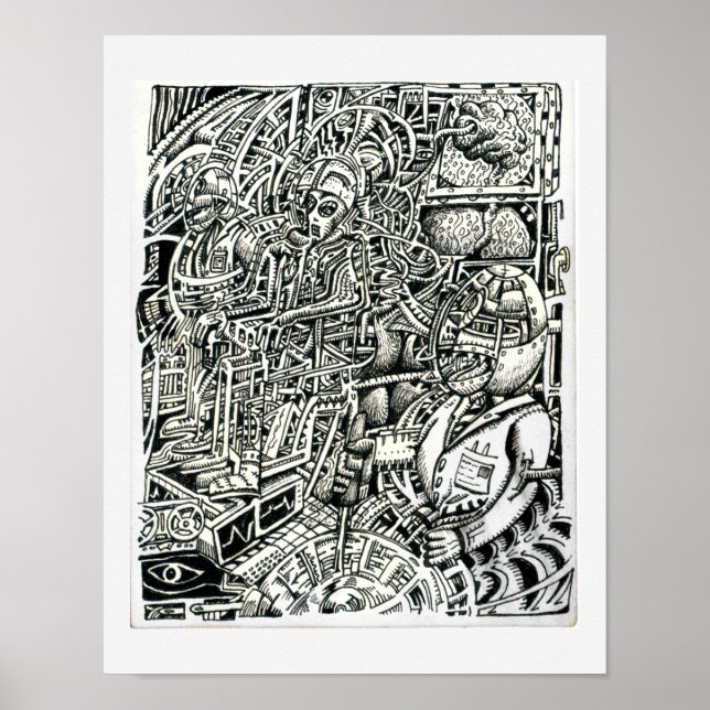 elektrischer Vorsitz von Brian Benson Poster (Vorne)