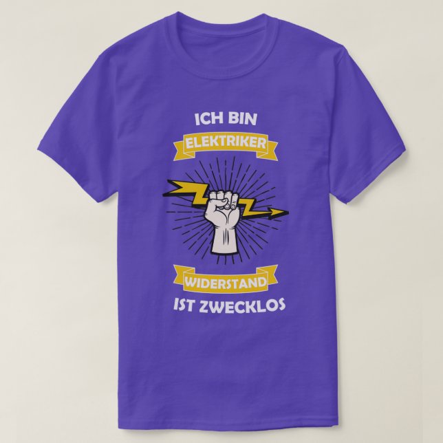 Elektrischer Widerstand zwecklos T-Shirt (Design vorne)