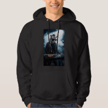Elektrischer Zebrasynthesizer-Konzert-Hoodie
