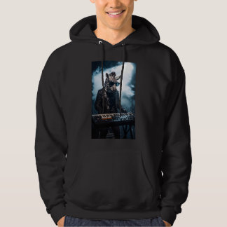Elektrischer Zebrasynthesizer-Konzert-Hoodie Hoodie