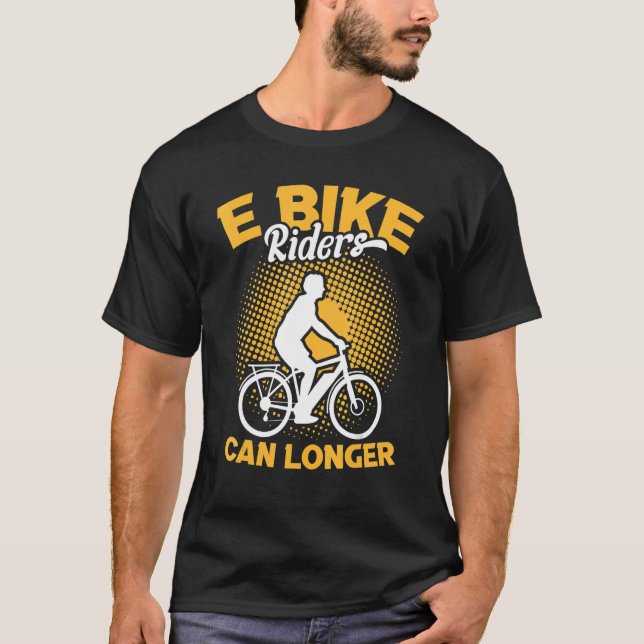 Elektrisches Bike Batterielad E Bike T-Shirt (Vorderseite)
