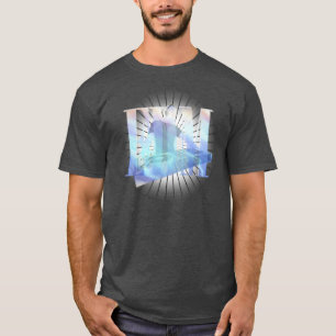 ELEKTRISCHES BLAUES EDM T-Shirt