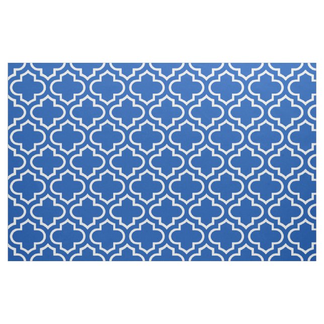 Elektrisches blaues marokkanisches stoff (Fat Quarter (45,7 x 55,9 cm))