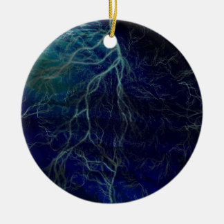 Elektrisches Blitz-Ornament Keramik Ornament