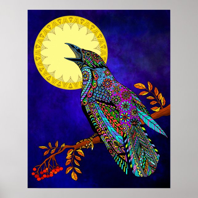 Elektrisches Crow-Poster Poster (Vorne)