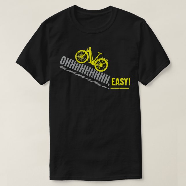 Elektrisches Fahrrad E-Bike Rad Lover Biken T-Shirt (Design vorne)