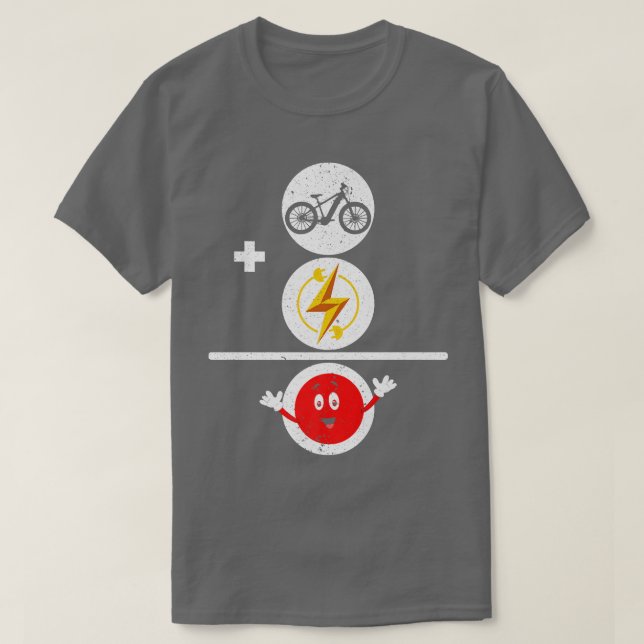 Elektrisches Fahrrad E-Bike Rad Lover Biken T-Shirt (Design vorne)