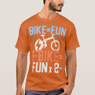 Elektrisches Fahrrad E-Bike Rad Lover Biken T-Shirt