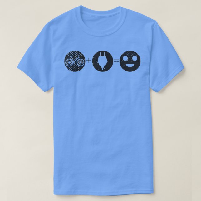Elektrisches Fahrrad Fahrrad Fahrrad Fahrrad Fahrr T-Shirt (Design vorne)
