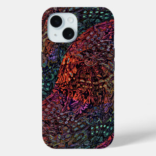 Elektrisches Fraktal-Kaleidoskop Abstrakte Gestalt Case-Mate iPhone Hülle