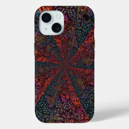 Elektrisches Fraktal-Kaleidoskop Abstrakte Gestalt Case-Mate iPhone Hülle