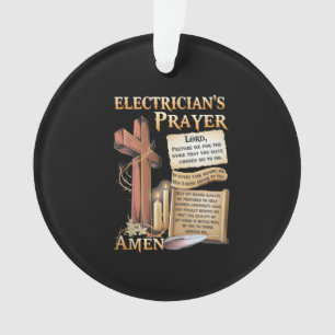 Elektrisches Gebet Amen Ornament
