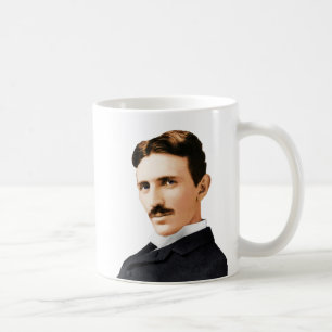 Elektrisches Genie Nikola Teslas Tasse