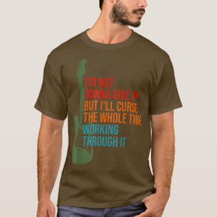 Elektrisches Gitarrendesign für Musikstudenten für T-Shirt