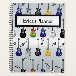 Elektrisches Gitarrenmuster Planer