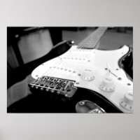 Elektrisches Gitarrenposter