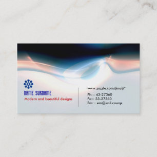 elektrisches Licht modern und stark Visitenkarte