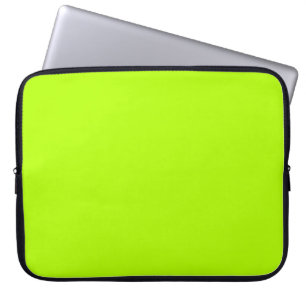 Elektrisches Limettengrün Akzent Fertig zum Anpass Laptopschutzhülle