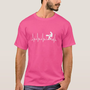 Elektrisches Organ Herzschlag Design Herzschlag El T-Shirt