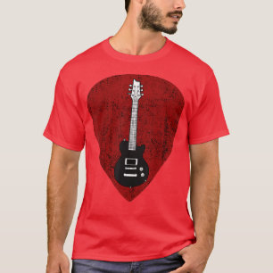 Elektrisches Plektrum Gitarrist String Instrument T-Shirt