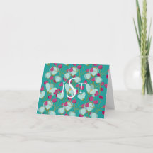 Elektrisches Rosa Tief Teal Blumenpersonalstation