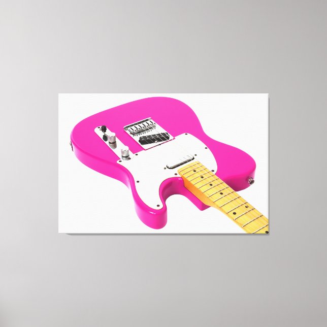 ELEKTRISCHES SCHÜBGITAR 32x48 Leinwanddruck (Vorderseite)