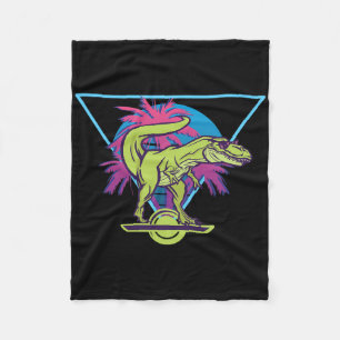 Elektrisches Skateboard Modern Floating T-Rex Retr Fleecedecke