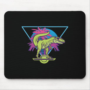 Elektrisches Skateboard Modern Floating T-Rex Retr Mousepad