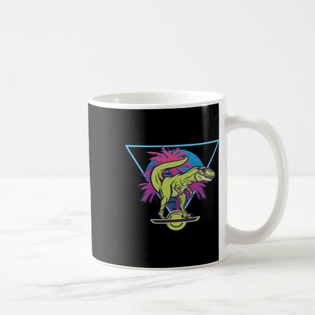 Elektrisches Skateboard Modernes schwebendes T-Rex Kaffeetasse (Rechts)