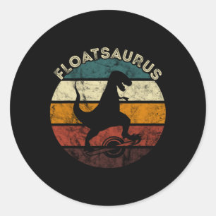 Elektrisches Skateboard Skateboarding Onewheel Flo Runder Aufkleber