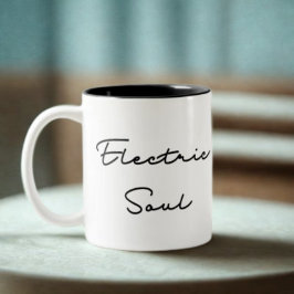 Elektrisches Soul - Inspirationsquelle Zweifarbige Tasse