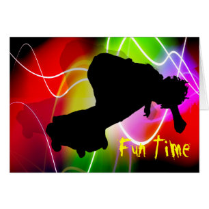 Elektrisches Spektrum-Skateboarding Party